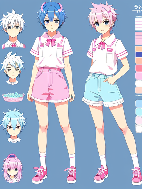 anime reference sheets/ character settei | Character design male, Character  turnaround, Character design
