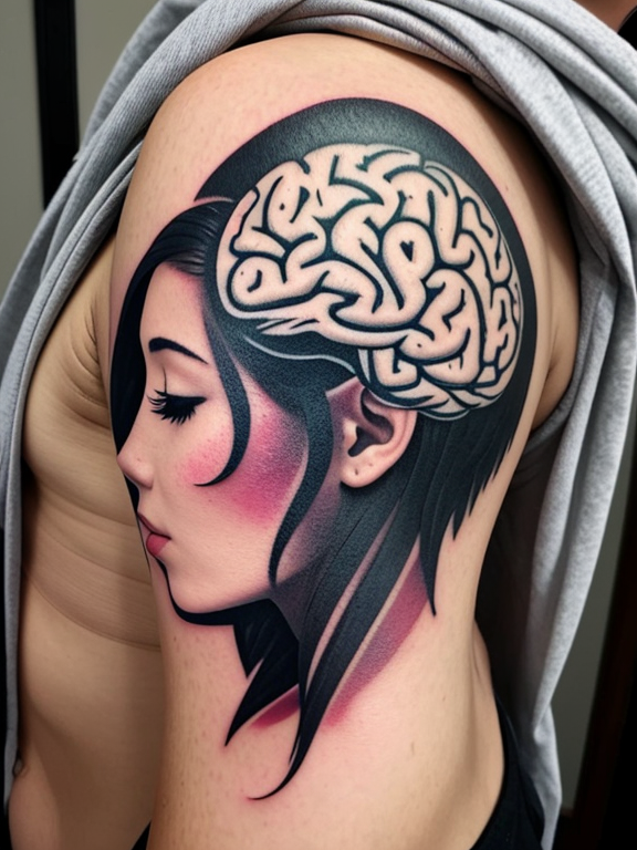 Amazing Brain Tattoo | InkStyleMag