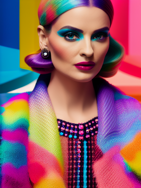 A close up Dior photoshoot , 3dpeople, Portrait, Colourful