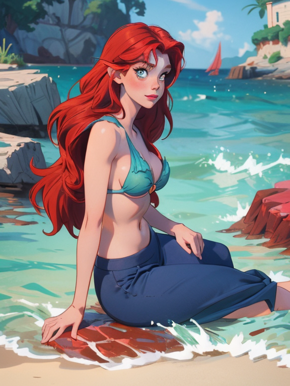 Little Mermaid Ariel, Classic, Redh - OpenDream