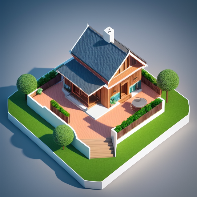 Centered, Very cute, Isometric view, Unique clay 3d icon curved low poly, Store, Thailish style decorations, 3D, 8K, minimal, indepth details, menu stand of the front., 100 mm, Pastel colors, 3d blender render, Neutral blur background, Centered, Matte clay, Soft shadows, Cute, Pretty, Curves, 16k resolution, Concept design, Modern house