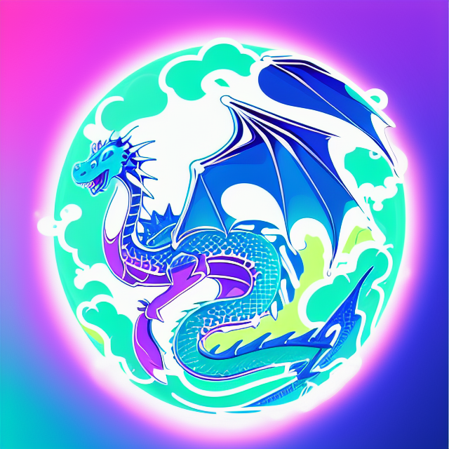 Dragoness bubble butt, vector, vibrant color, incredibly high details, white background, plashing colors, Cartoon character, stickers designs