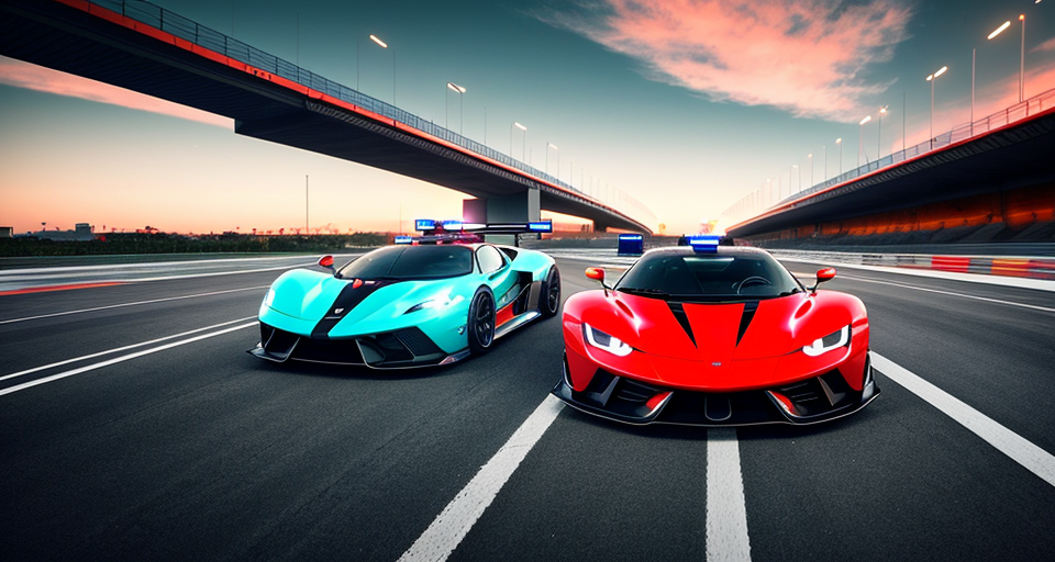 illegal street race real brand of hypercar chase by police wallpaper pc 4k