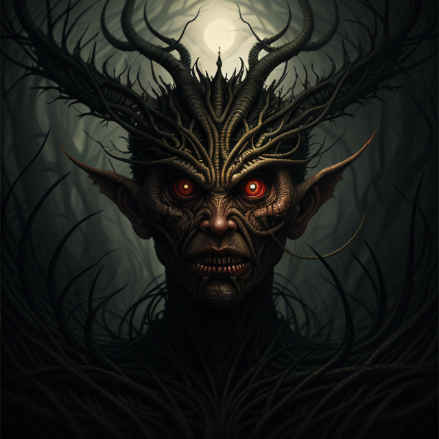  by Anton Semenov, a Man fighting a demon, abstract dream, intricate details <lora:Add More Details:0.7>