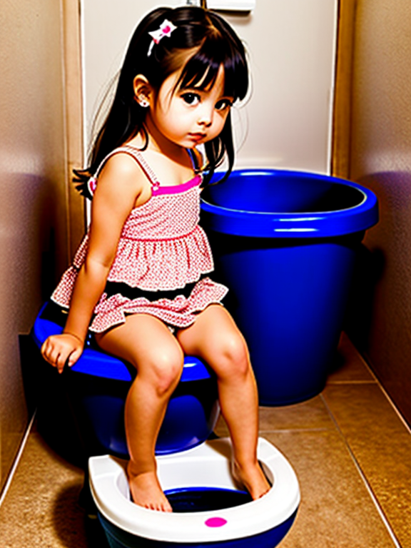 Little girl on potty - OpenDream