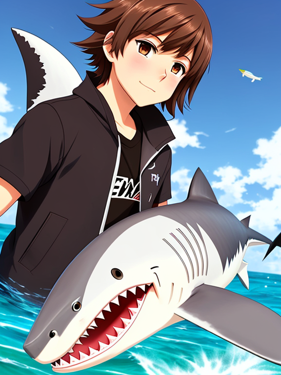 Great White Shark PNG, Clipart, Animals, Anime, Balloon Cartoon, Blue, Boy  Cartoon Free PNG Download