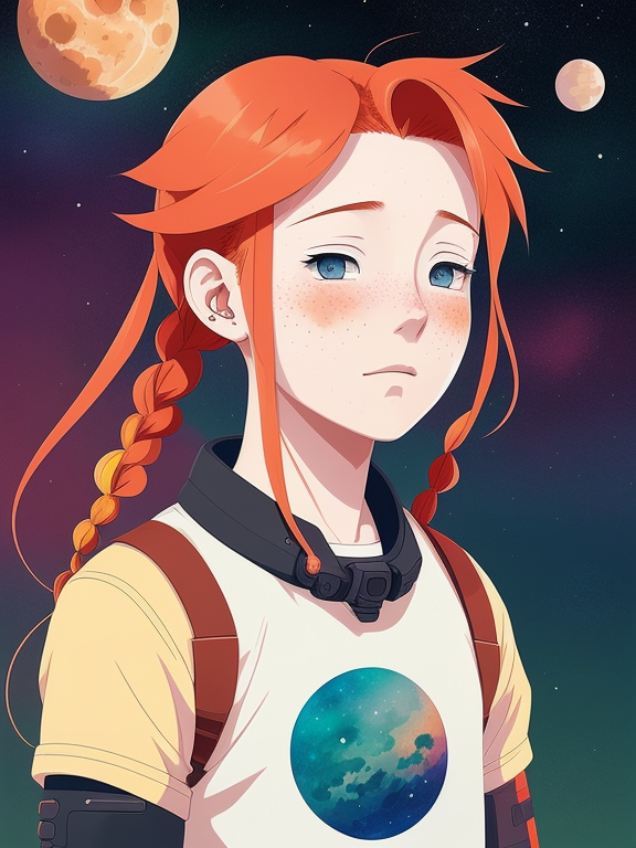 Cute Redhead Anime Girl