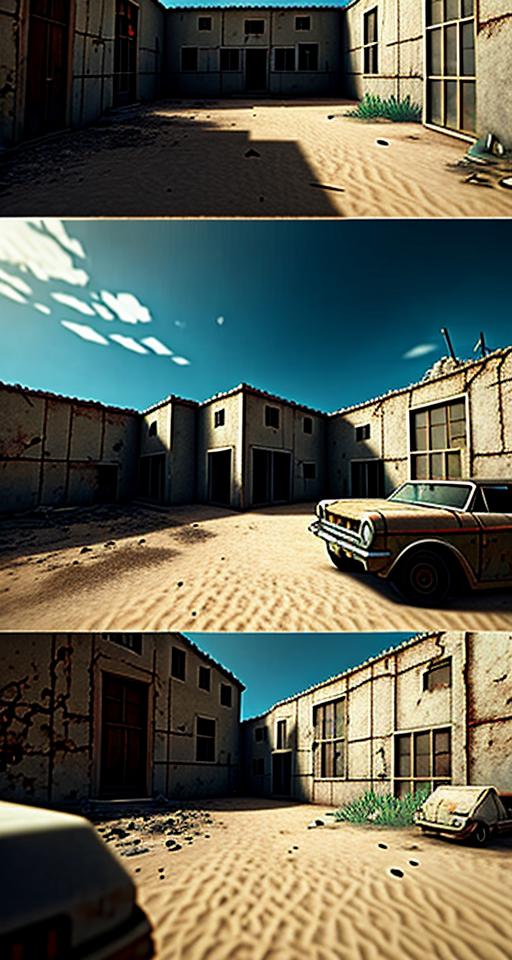 video game scene, close up, next level unlocked, adventure game, deserted, no people, apocalyptic, 