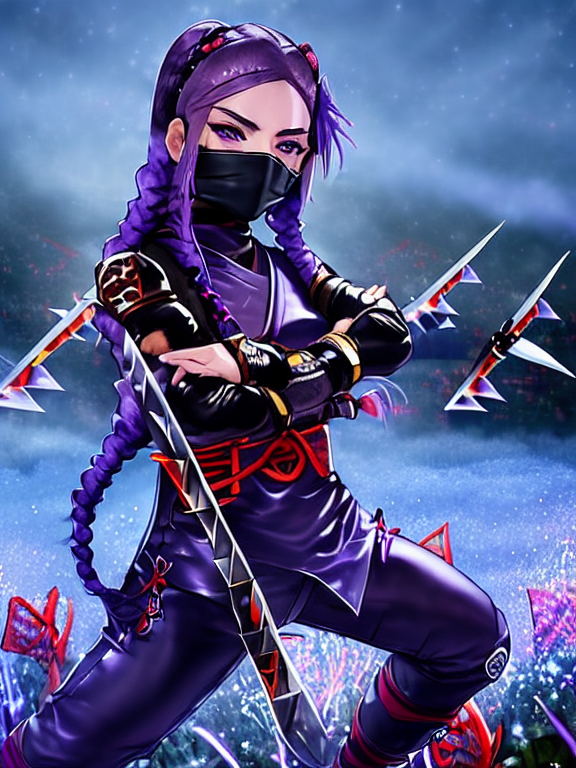 Kunoichi | Female ninja, Fighting poses, Warrior woman