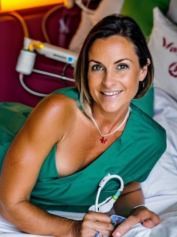 Sexy naked horny nurse in green scr - OpenDream
