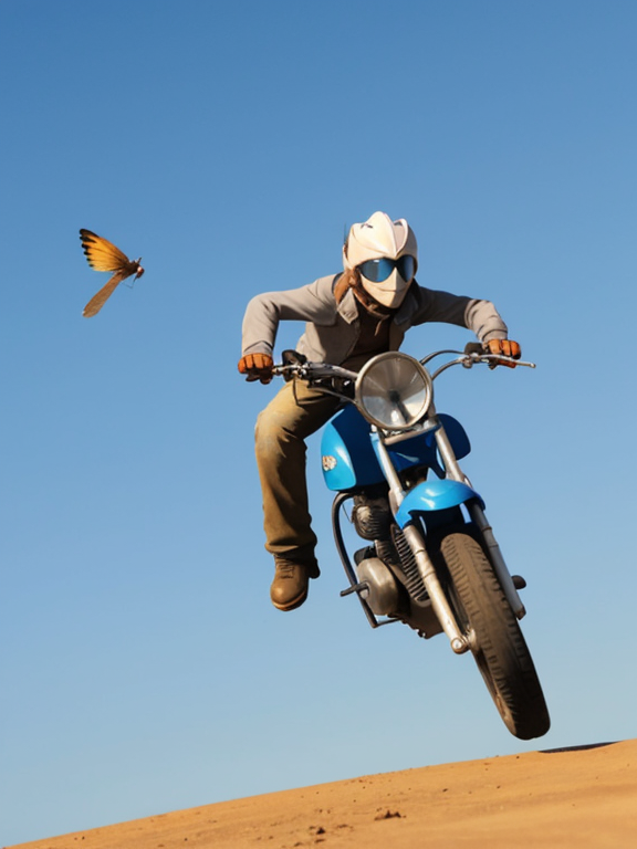 dusty crophopper flying through a blue sky