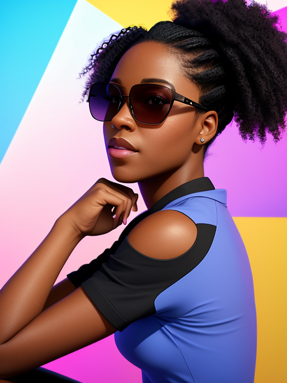 28 year old black female, transparent sunglass, short plaited lines, outdoor dressing, seated in class, listening to the professor, full body view named Leaila, Pixar, Disney, concept art, 3d digital art, Maya 3D, ZBrush Central 3D shading, bright colored background, radial gradient background, cinematic, Reimagined by industrial light and magic, 4k resolution post processing, Bangs, in a law class