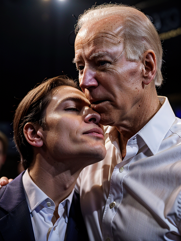 Joe Biden, gay kissing