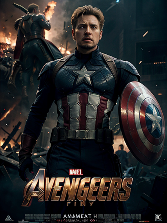 avengers movie poster with tittle