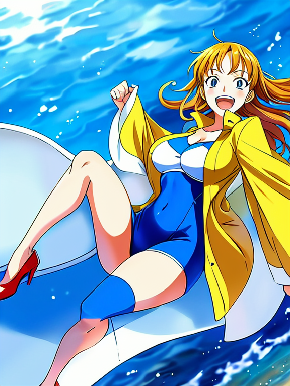 Nami front one piece showing her shoes and full body