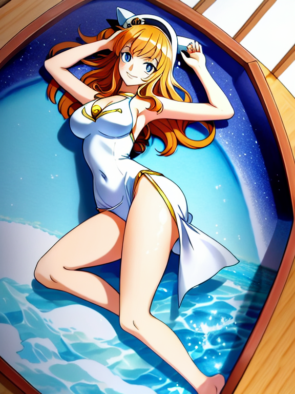 Nami front one piece showing her feets (arabasta ark) and full body in the bed