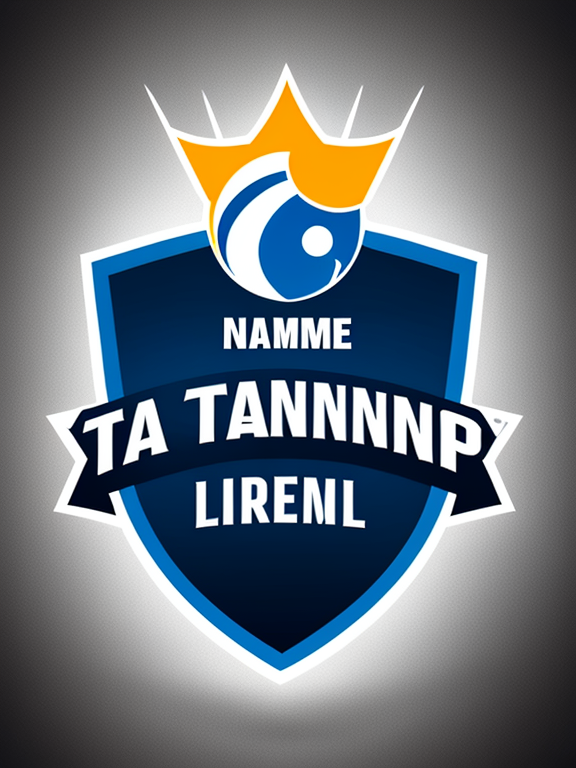 put name of tournament in logo