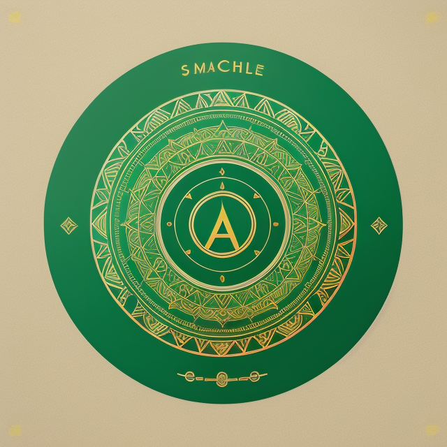 pochette CD soulful avec plein image moderne, Line art logo, Bohemian style, Simple, Minimalistic, Symbol, Template, Monogram, Thin lines, Sacred geometry, Centered and symmetrical, Flat illustration, Hipster, Sleek, Astrology, Trendy, Earth tones, Flat color, Vector illustration, 2D, Green and gold color scheme