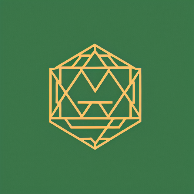 hacer un logo con las letras HRW, Line art logo, Bohemian style, Simple, Minimalistic, Symbol, Template, Monogram, Thin lines, Sacred geometry, Centered and symmetrical, Flat illustration, Hipster, Sleek, Astrology, Trendy, Earth tones, Flat color, 2D, Green and gold color scheme