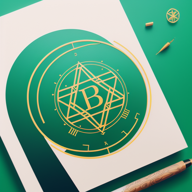 hacer un logo en 2d con las letras HRW, Line art logo, Bohemian style, Simple, Minimalistic, Symbol, Template, Monogram, Thin lines, Sacred geometry, Centered and symmetrical, Flat illustration, Hipster, Sleek, Astrology, Trendy, Earth tones, Flat color, 2D, Green and gold color scheme