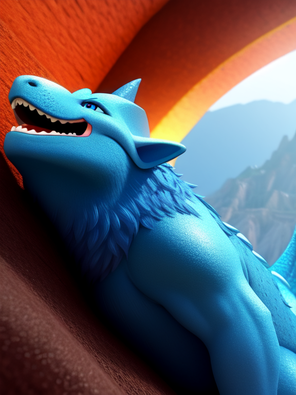 Pixar style, 3d style, Disney style, 8k, Beautiful, create a dragon , 3D style rendered in 8k using, disney movie effect