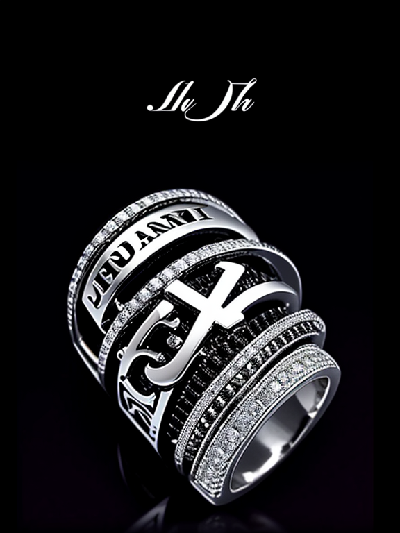Nice ring with jd name brand