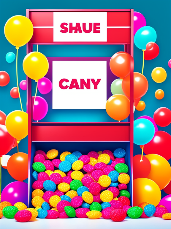Show me a candy business banner background