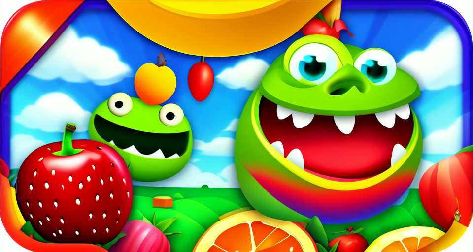 fruit monster chasing boy game