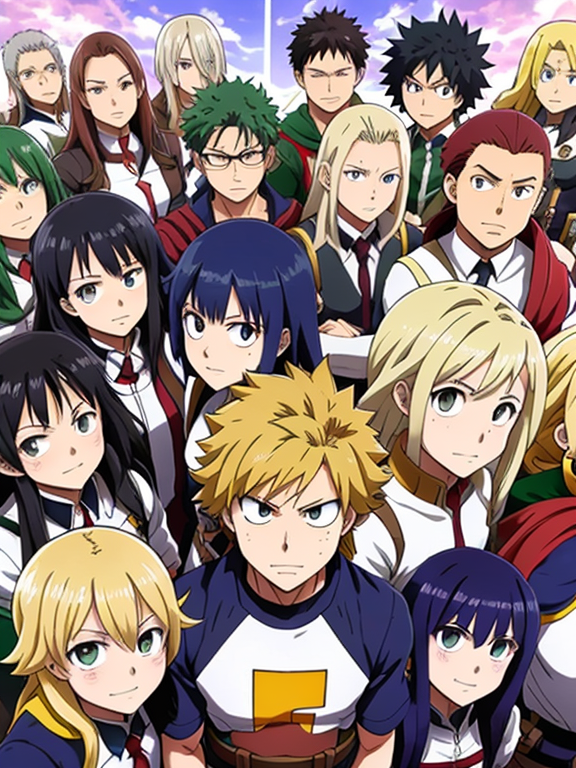 all the apostles of Jesus (man only) using my hero academia characters