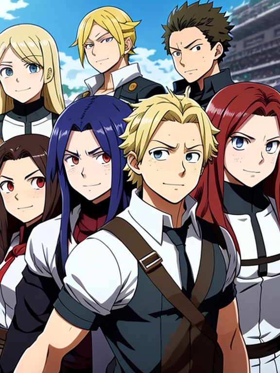 5 apostles of Jesus (man only) using my hero academia characters