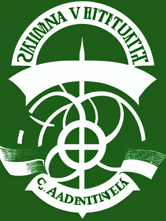 Hazme un logo del colegio Carmelitas vedruna fundacion 1826, color verde