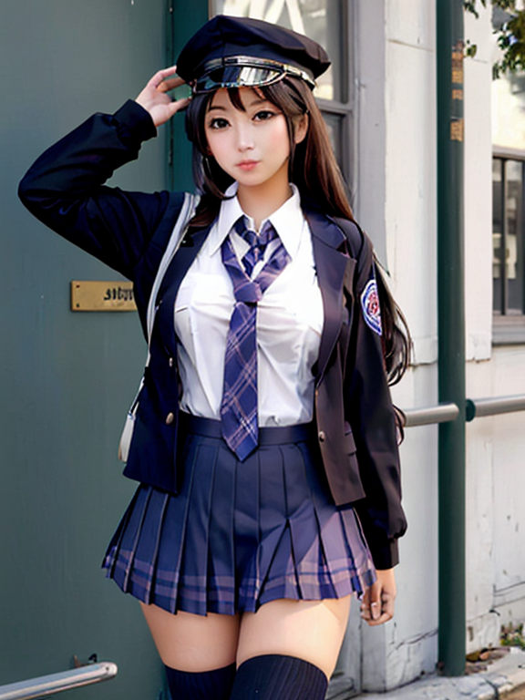 Slutty schoolgirl uniform