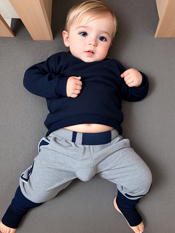 toddler boy, crotch bulge