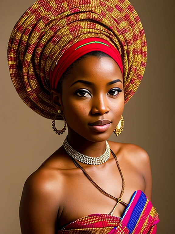 African woman in traditional