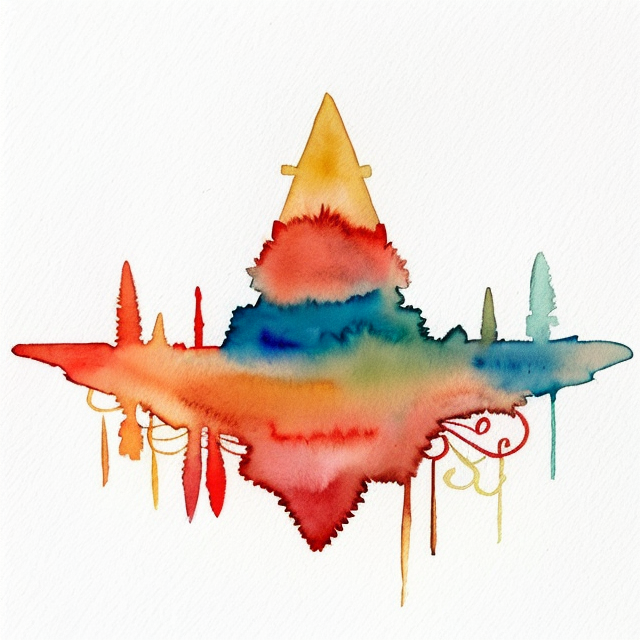 tykukt, A simple, minimalistic art with mild colors, using Boho style, aesthetic, watercolor
