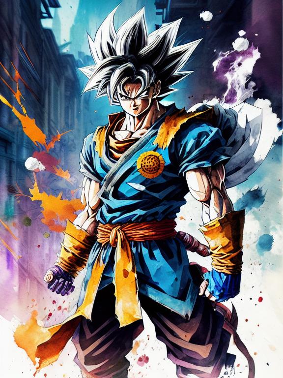 Wallpaper dragon ball, goku, ultra instinct perfected, dragon ball