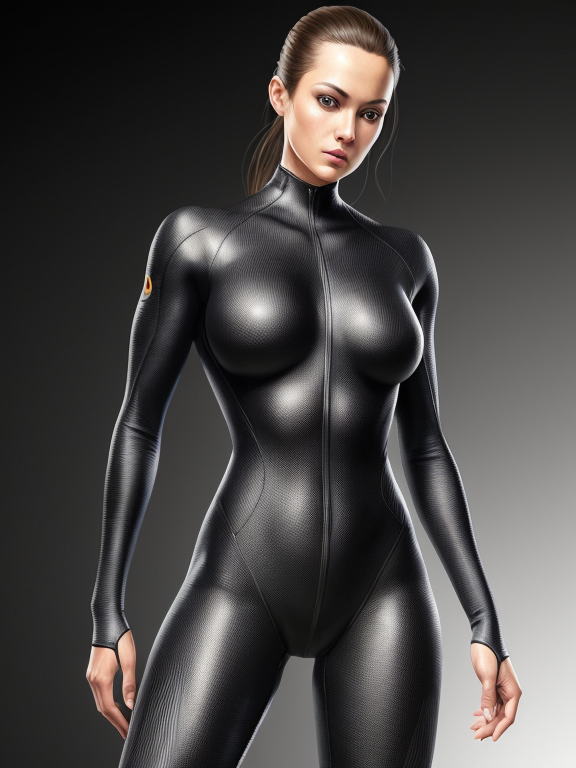 thin skin tight suit , highly detai - OpenDream