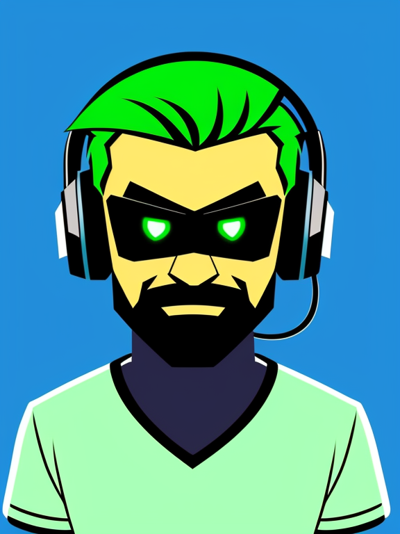 OpenDream - crie uma logo com um personagem estilo cartoon gamer