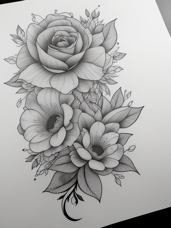 Flower Tattoo Designs On Paper | Best Flower Site