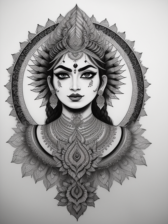 Goddess Tattoo Vector Images (over 1,800)