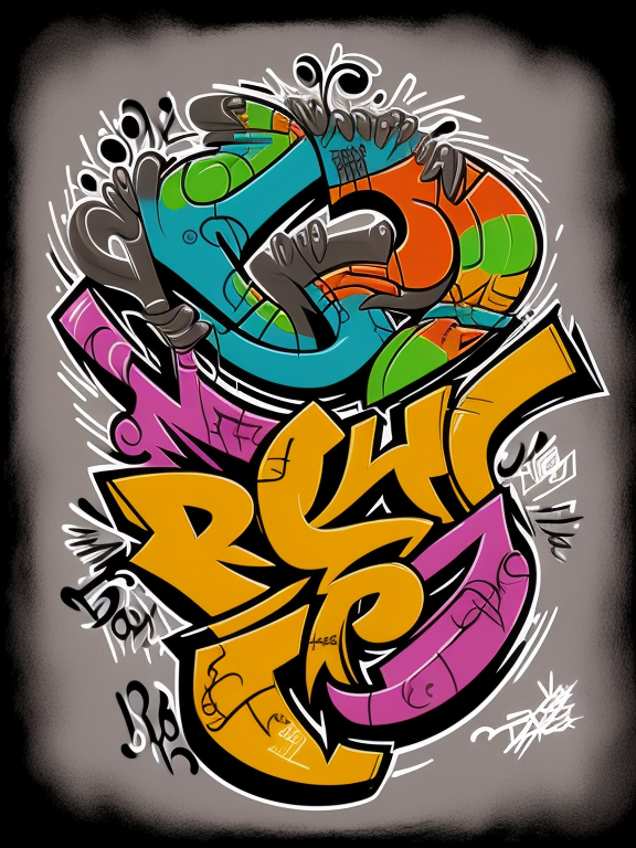 Graffiti style tattoo, character an... - OpenDream