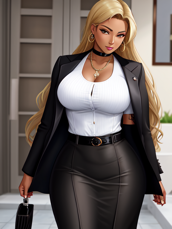 Sixty year ols Dummythicc bronze blasian blatina criminal businesswoman mature elder crimelord stern mother-figure mob queenpin cartel boss gangster mafiasa in professional attire with blonde hair and tattoos, JEFA HIDALGA, LA DONNA, BELLADONNA, MADRE DE SANGRE, LA MADRINA, sfw, tattooed, tatted, inked up, sixty year old elder brown buchoná, blackdontcrack