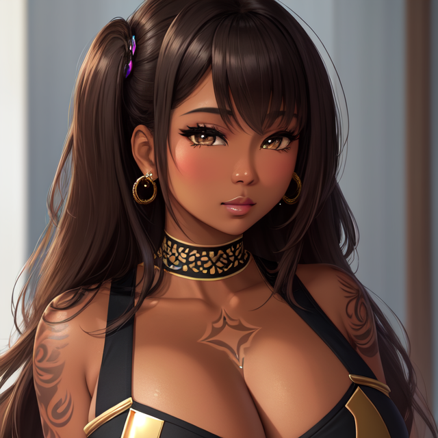 SFW close up face and chest profile portrait photo shot of one mature classy dummythicc tattooed dark brown-skinned brazen bronze blonde blasian blatina afrolatina melanin model debutante scrumptious ragamuffin uwu kawaii waifu bbygirl :3 gyaru buchoná barbie yellowbone sultry seductive siren enchantress woman with glistening tan bronze skin honey blonde hair fat tits and beautiful eyes DSL dicksuckinglips and at least ten tattoos and is modestly dressed in a casual classy summer sundress, safe for work, darker Morena skin or prieta skin, tattooed, tatted, inked up, SFW safe for work professional classy businesswoman in her twenties or thirties, portrait, emphasis on face, 8k, profile picture, Majestic mature adult blasian blatina duchess with tattoos all over her body underneath her dress, safe for work