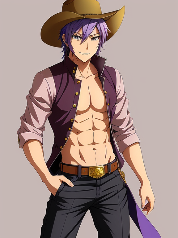 ArtStation - 303 Anime Male Cowboy