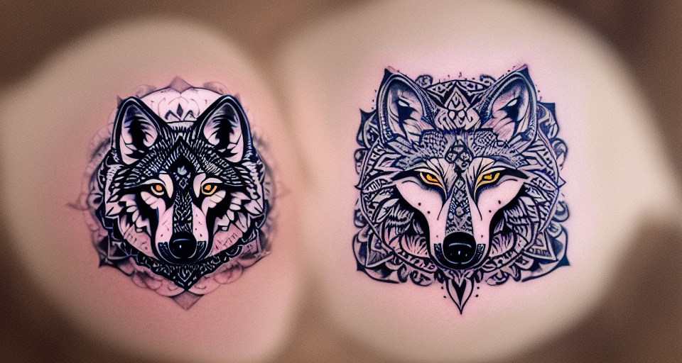 Wolf Mandala Tattoo Merch & Gifts for Sale | Redbubble