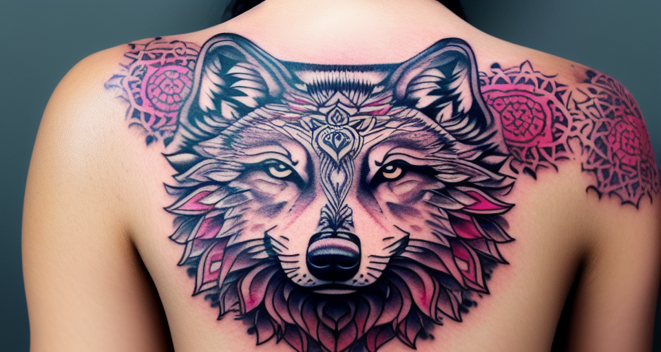 1sheet Wolf Pattern Tattoo Sticker Black Friday | SHEIN ASIA