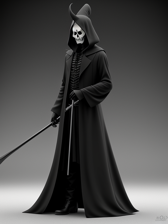 wicked grim reaper, clown skull, cu - OpenDream