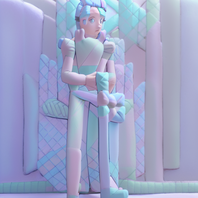 Medieval adventurer, standing character, soft smooth lighting, soft pastel colors, Scottie young, 3d blender render, polycount, modular constructivism, pop surrealism, physically based rendering, square image, Tiny cute