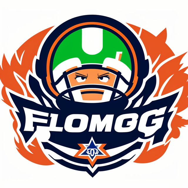 Flomingo football logo, vector, vib - OpenDream