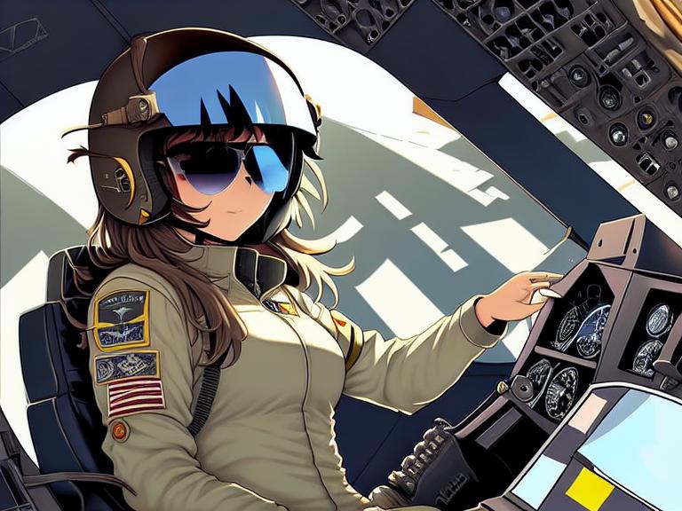 Wallpaper anime girl, pilot, curious and shy desktop wallpaper, hd image,  picture, background, 5c2bdc | wallpapersmug